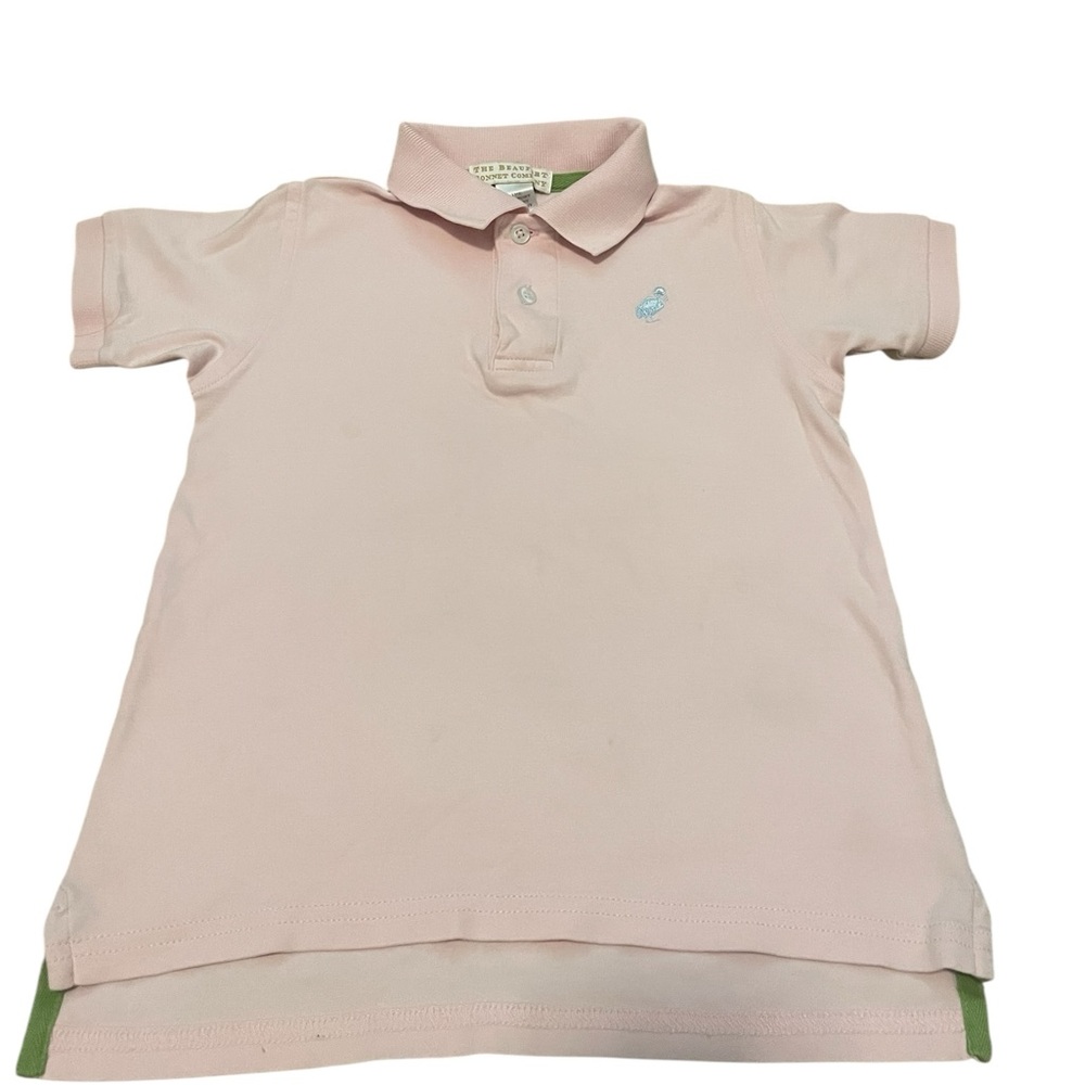 The Beaufort Bonnet Company Light Pink Kids Polo Shirt